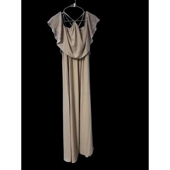 SHOW ME YOUR MUMU REBECA RUFFLE MAXI DRESS WEDDING BRIDEMAID OUTDOOR WEDDING - Picture 4 of 8